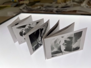 leporello's:boekjes voor expositie bij de roofprintpers - zomer 2026